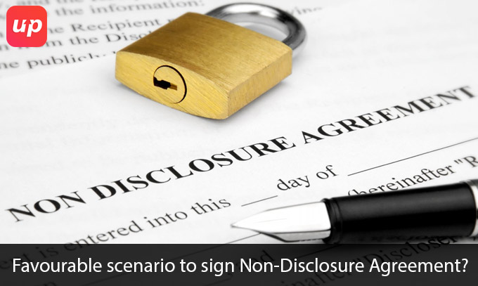 Favourable scenario to sign Non-Disclosure Agreement