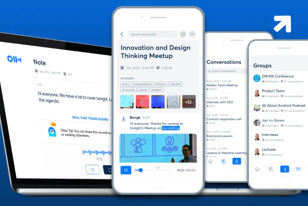 Voice Transcription App Otter raises $10 M, including NTT DOCOMO