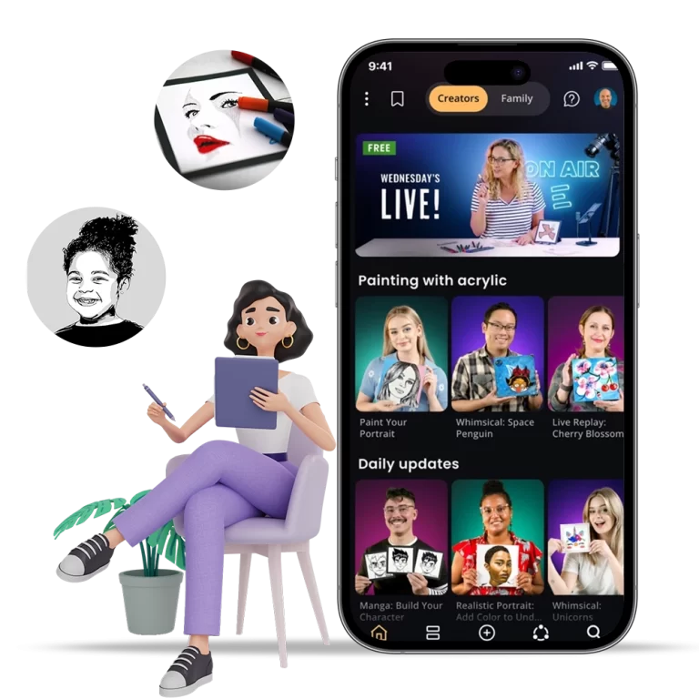 Cupixel app screens