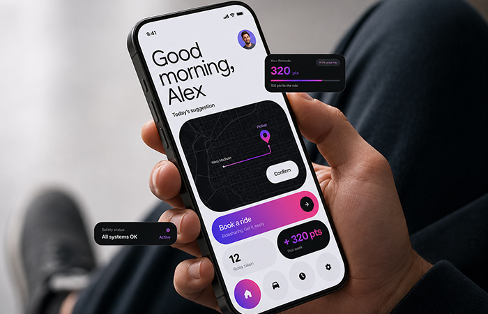 Android app development interface