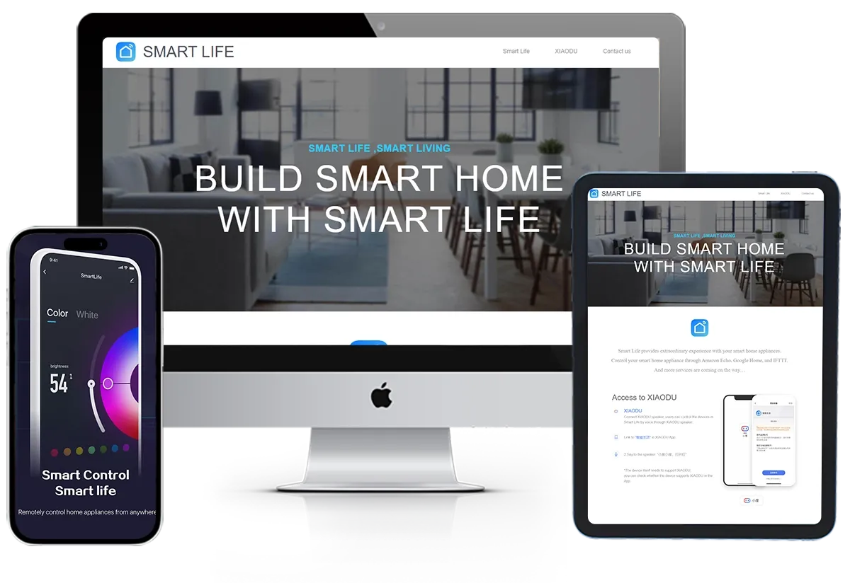 Smart Life app screens