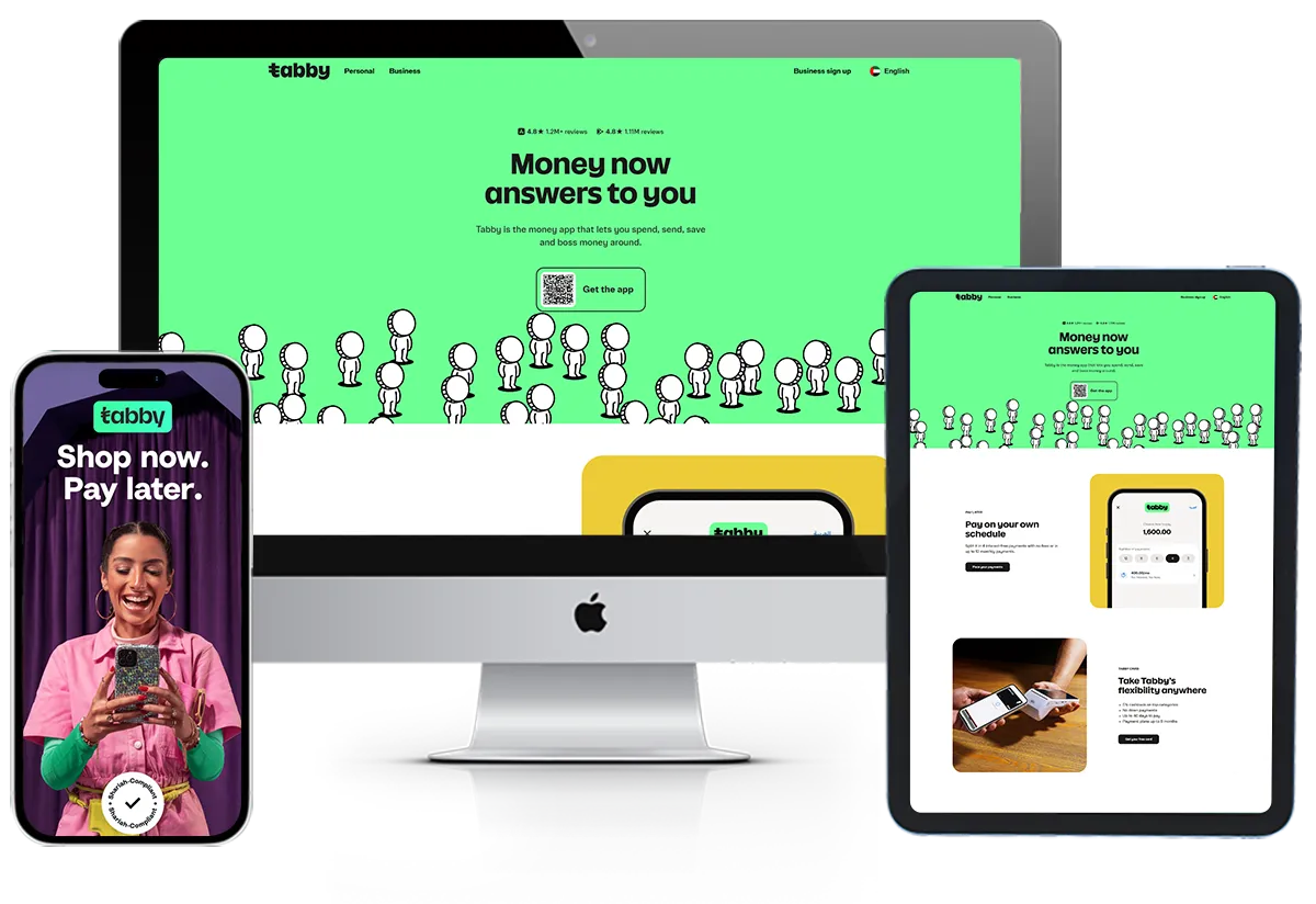 Tabby app screens